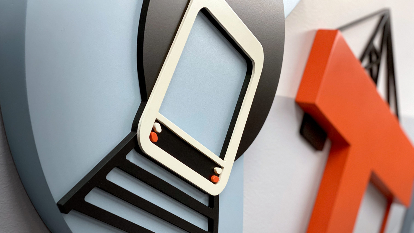 Vægkunst til mødelokale