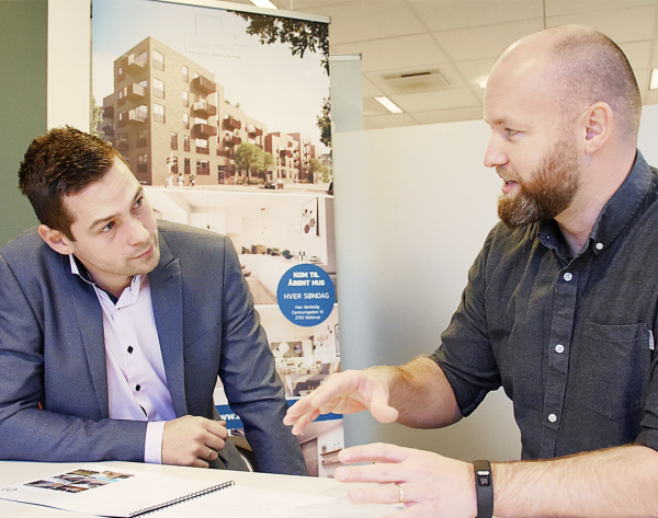 Kundemøde om kunst på væggen inspiration