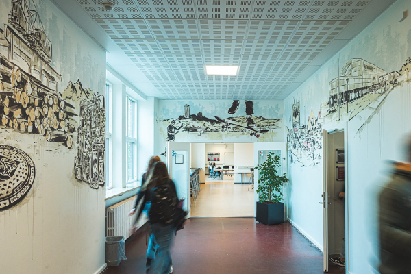 Kunst til skoler og institutioner med vægmalerier