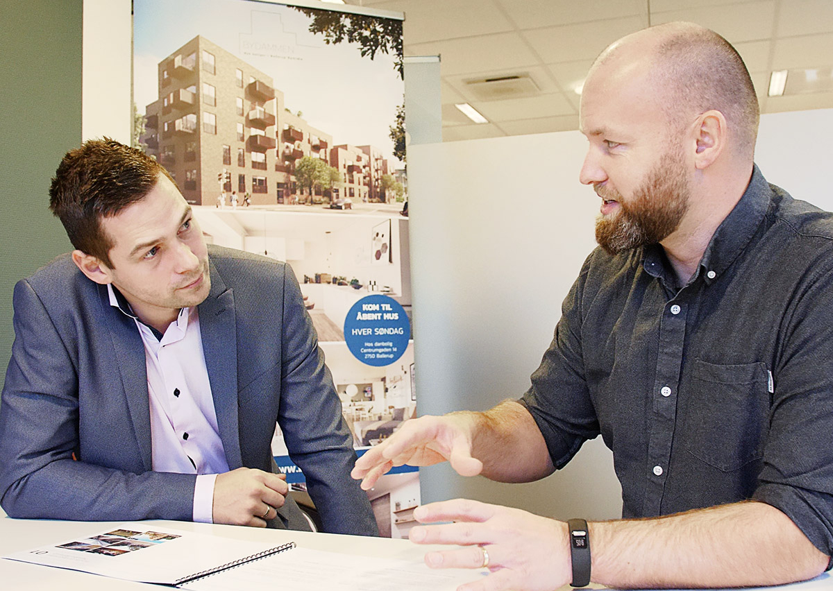 Kundemøde om kunst på væggen inspiration