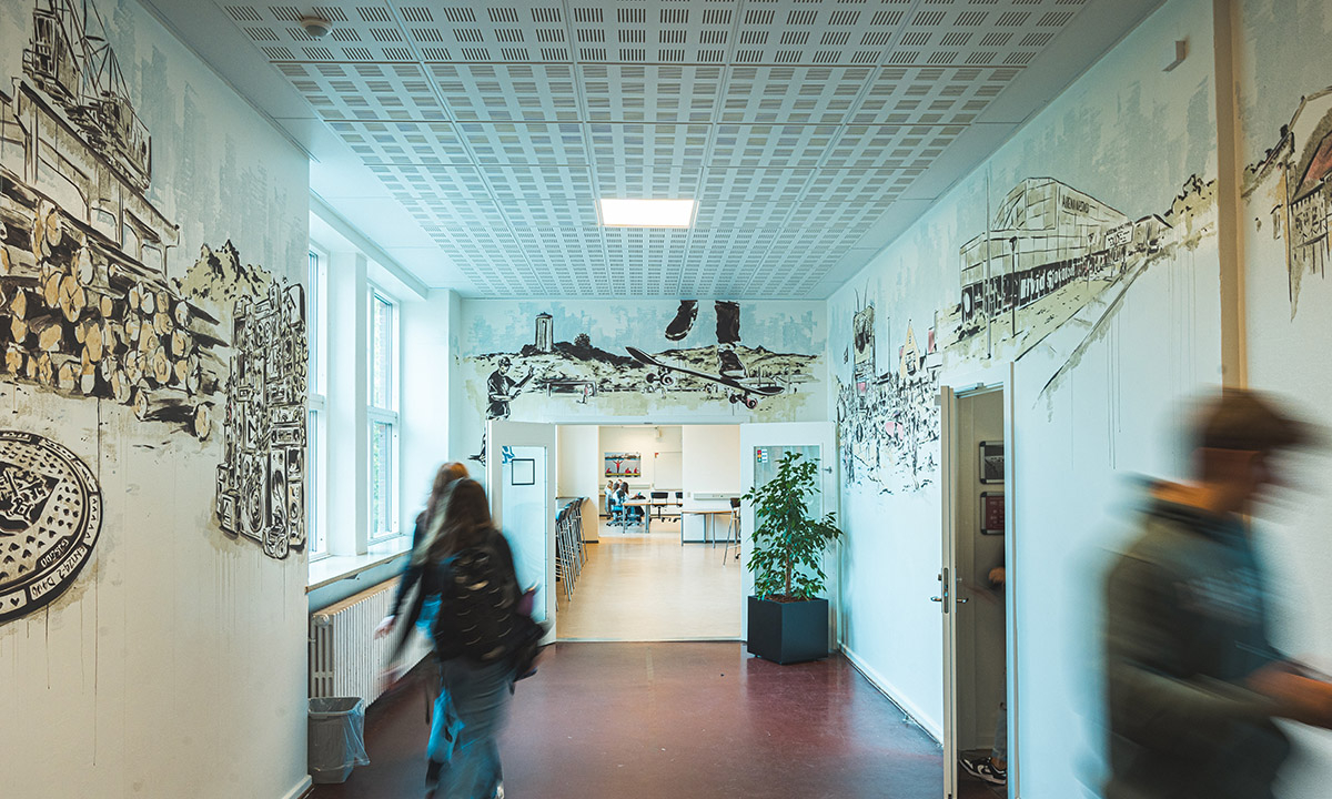 Kunst til skoler og institutioner med vægmalerier