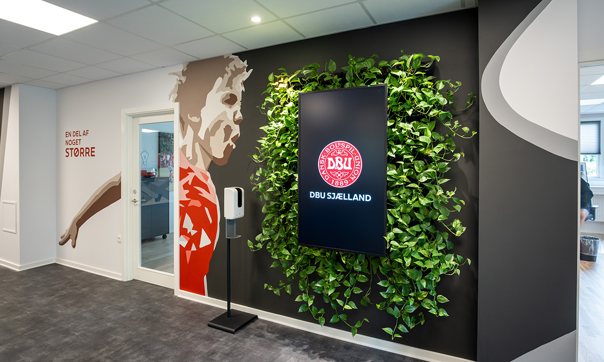 Naturkunst som vægdekoration